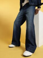 Men Loose Bootcut Heavy Fade Jeans