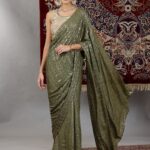 AURELIA Embellished Saree With Blouse