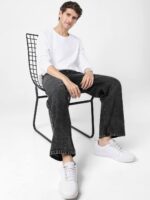 Men's Loose Baggy Fit Non-Stretchable Washed Jeans - Image 4