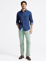 Men Stretchable Embroidered Cotton Elastane Regular Fit Jeans - Image 4