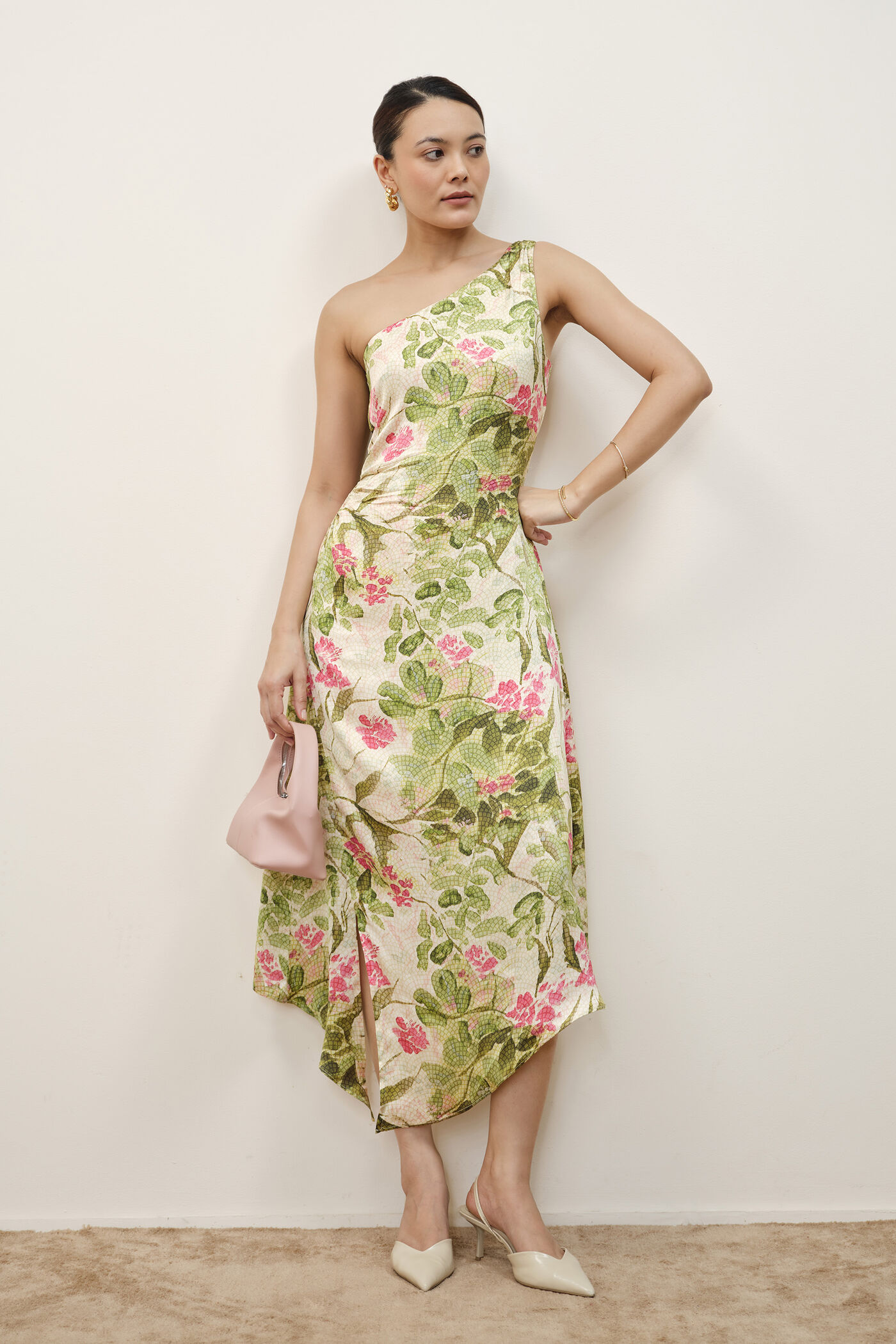 #10 Florentine Printed Modal Dress - Image 1
