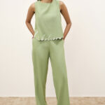 Obsidian Green Embroidered Co-ord Set