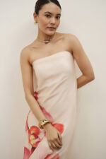 Pink Flower Modal Dress - Image 2