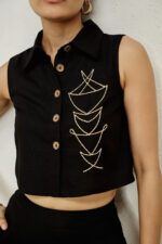 Veslyn Embroidered Co-ord Set - Image 2