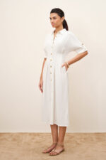 Marenne White Shirt Dress - Image 2