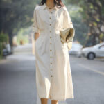 Marenne White Shirt Dress