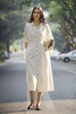 Marenne White Shirt Dress