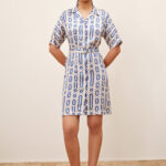 Elia Geometric Print Modal Dress