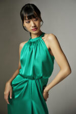 Noelis Green Halter Dress - Image 2