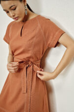 The Classic Rust Dress - Image 2